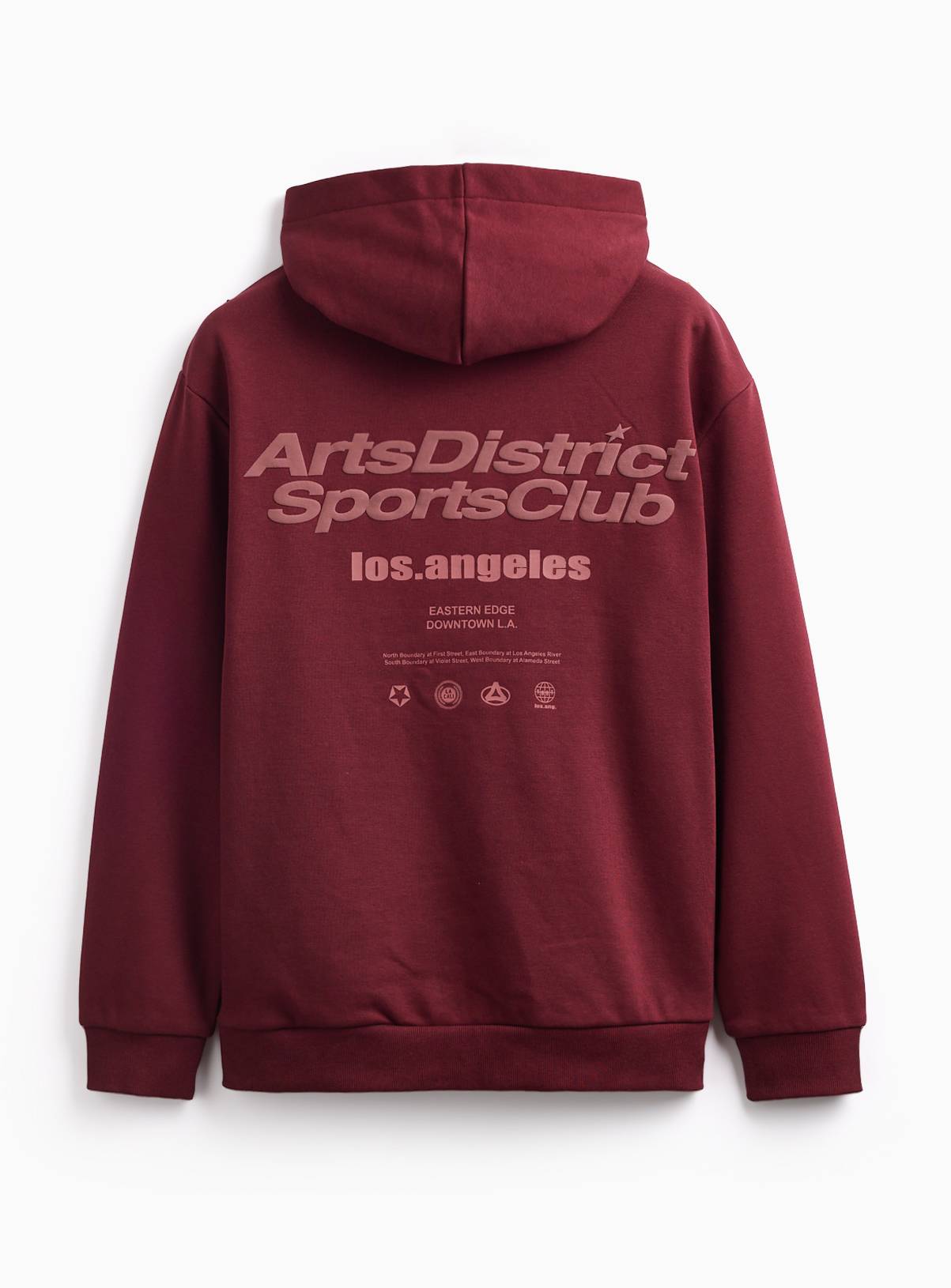Red Arts District Graphic Hoodie  L - Image 4